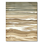 Earthy Tones Organic Abstract Ripples Rug