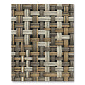 Neutral Woven Banded Texture Rug