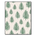 Green Palm Frond All Over Rug
