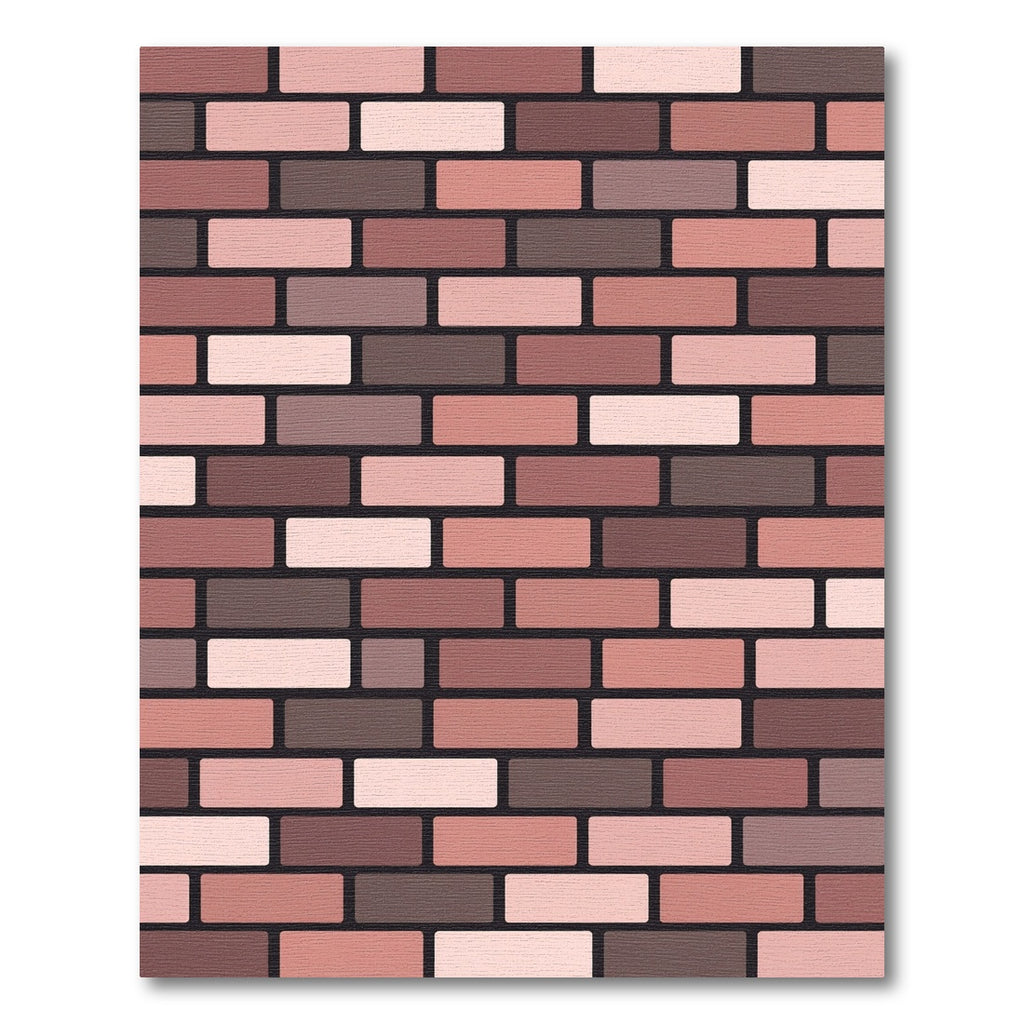 Pink Brick Texture Rug