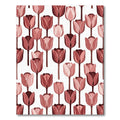 Vintage Rose Tulip Floral Repeat Rug