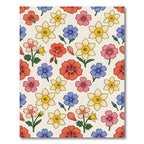 Vibrant Floral Garden Collection Rug