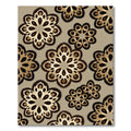 Leopard Bloom Floral Medallion Rug