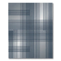 Dark Blue Grid Intersecting Lines Rug
