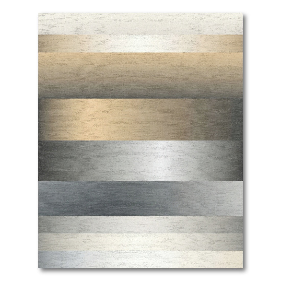Subtle Gradient Striped Neutral Tones Rug