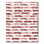 Ballet Flats Rows Pink Silhouette Rug