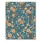 Apricot Roses Climbing Trellis Rug