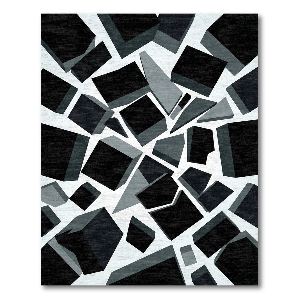 Monochromatic Scattered Geometric Cubes Rug