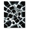 Monochromatic Scattered Geometric Cubes Rug