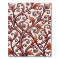 Ornate Scrollwork Vine Crimson Rug