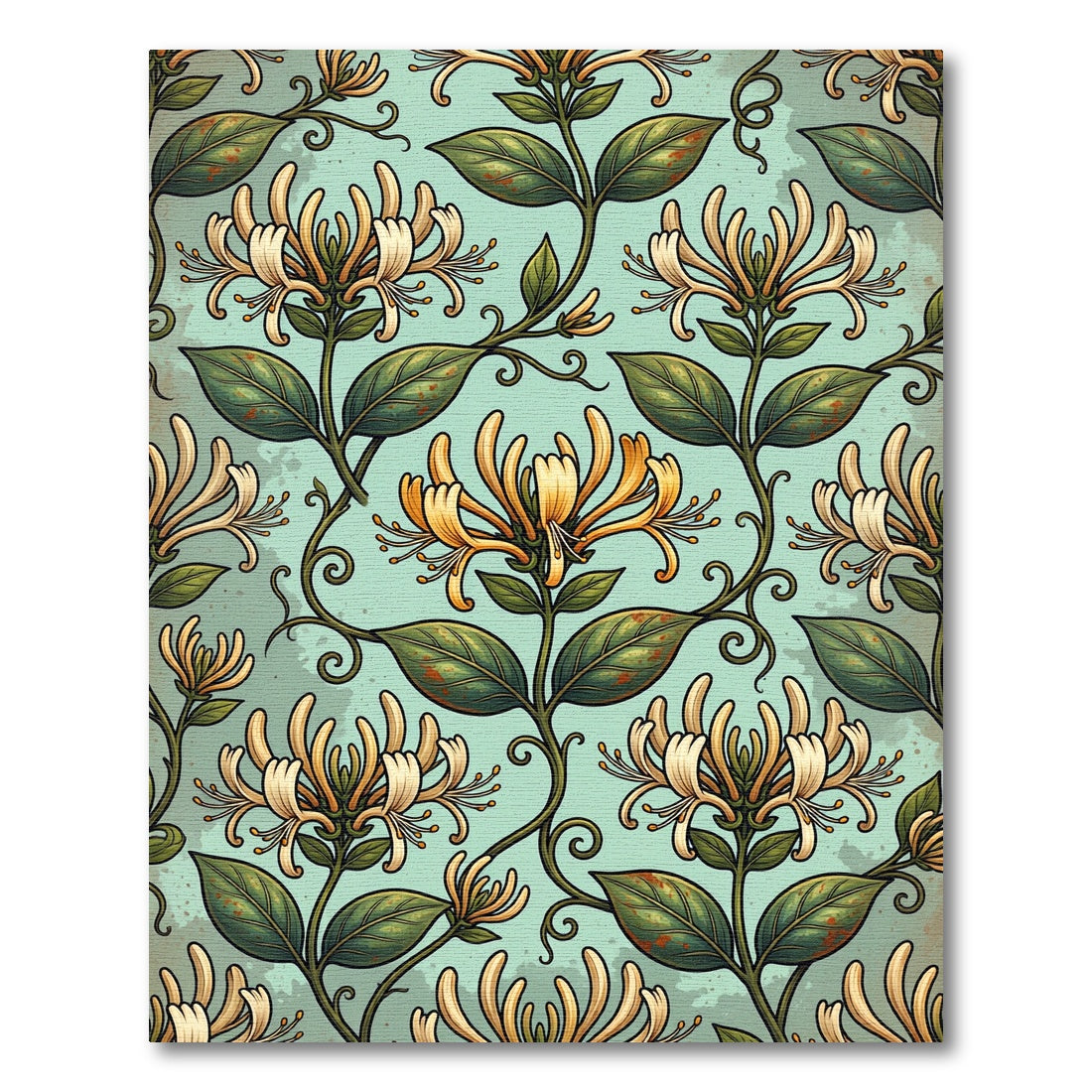 Ethereal Honeysuckle Botanical Sage Field Rug