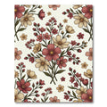 Romantic Blush and Cream Floral Bouquet Rug