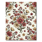 Romantic Blush and Cream Floral Bouquet Rug