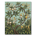 Cream Yellow Blossom Vine Rug