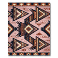 Earthy Southwestern Geometric Arrow Tapestry Rug