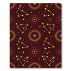 Cosmic Zodiac Constellations Starry Night Rug