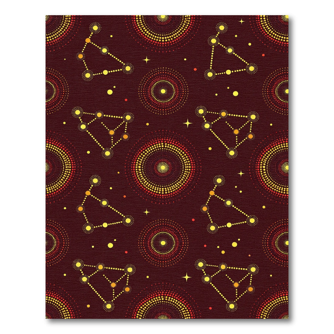Cosmic Zodiac Constellations Starry Night Rug