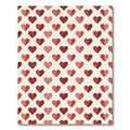 Crimson Hearts Repeating Array Rug
