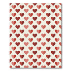 Crimson Hearts Repeating Array Rug