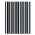 Minimalist Monochrome Vertical Pinstripe Background Rug