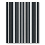 Minimalist Monochrome Vertical Pinstripe Background Rug