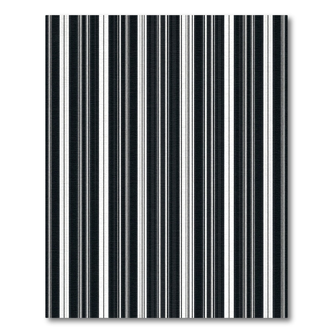 Minimalist Monochrome Vertical Pinstripe Background Rug