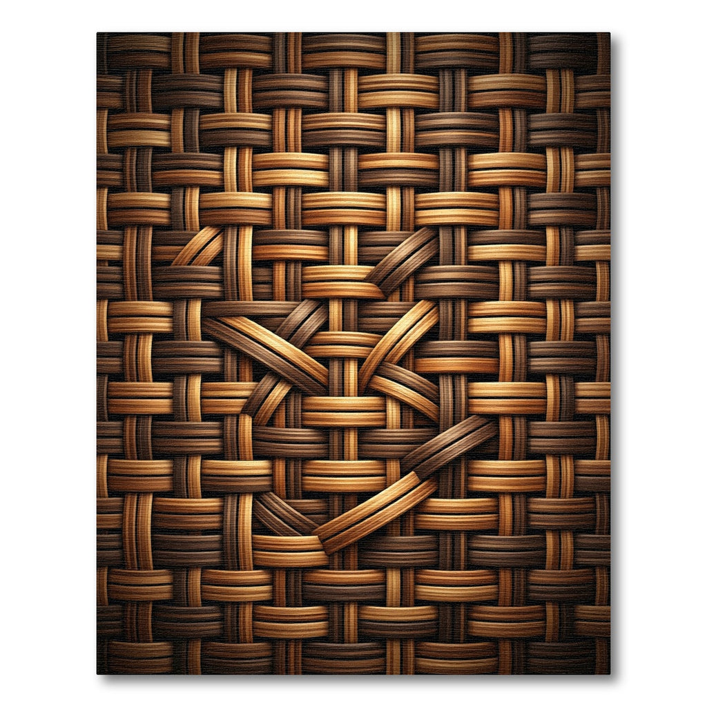 Natural Woven Texture Earth Tones Rug