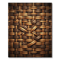 Natural Woven Texture Earth Tones Rug