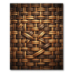Natural Woven Texture Earth Tones Rug