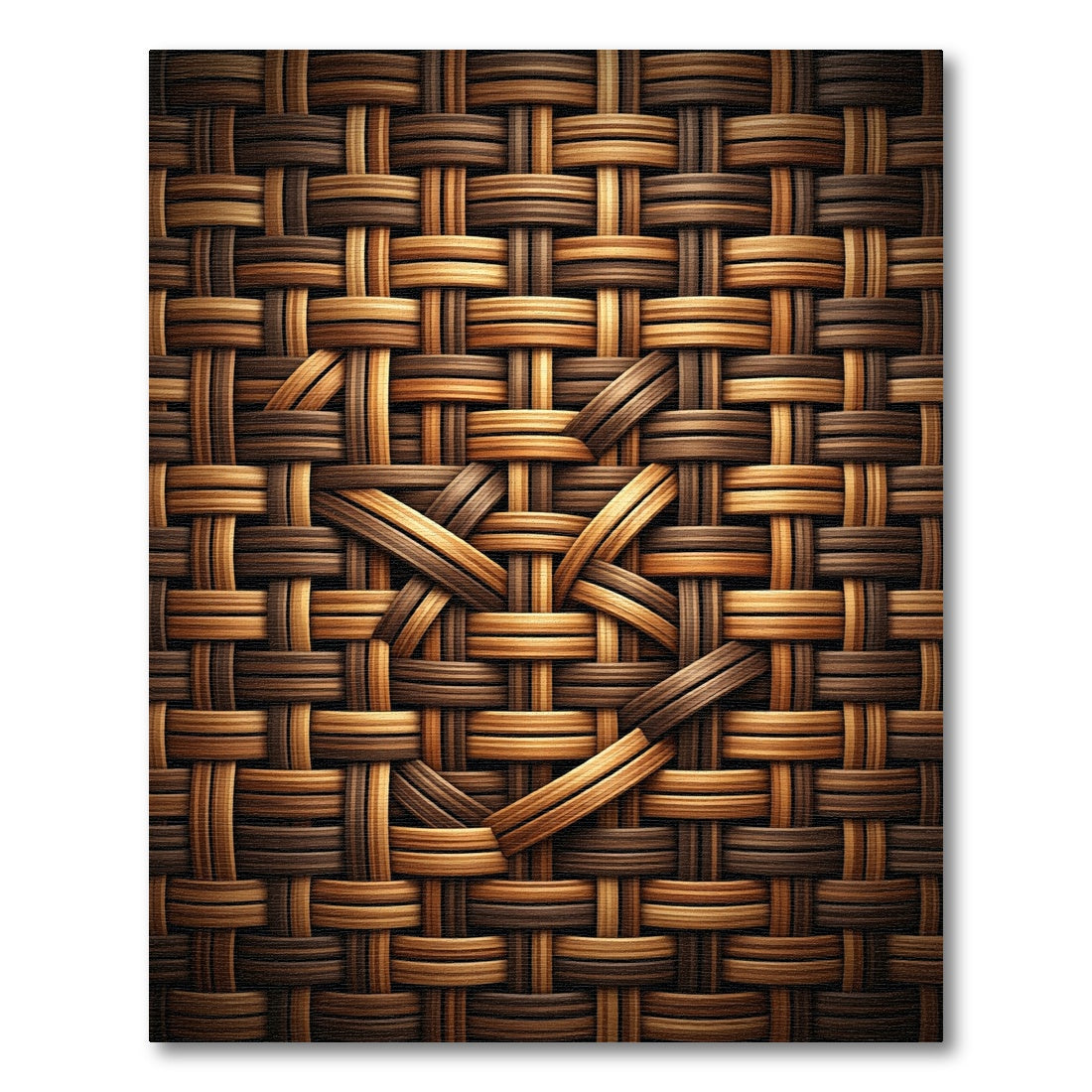 Natural Woven Texture Earth Tones Rug