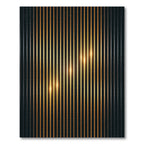 Dark Gold Vertical Stripe Illumination Rug