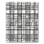 Monochromatic Grid Lattice Arrangement Rug