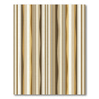 Brown Cream Wavy Vertical Bands Rug