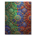 Radiant Gemstone Starry Kaleidoscope Medallion Rug