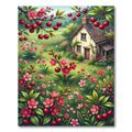 Cherry Blossom Garden Floral Rug