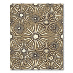 Beige Starburst Floral Medallion Rug
