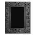 Silver Geometric Maze Swirl Rug