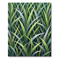 Lush Green Dewy Tropical Grass Rug