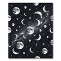 Celestial Moon Phases Starry Night Rug