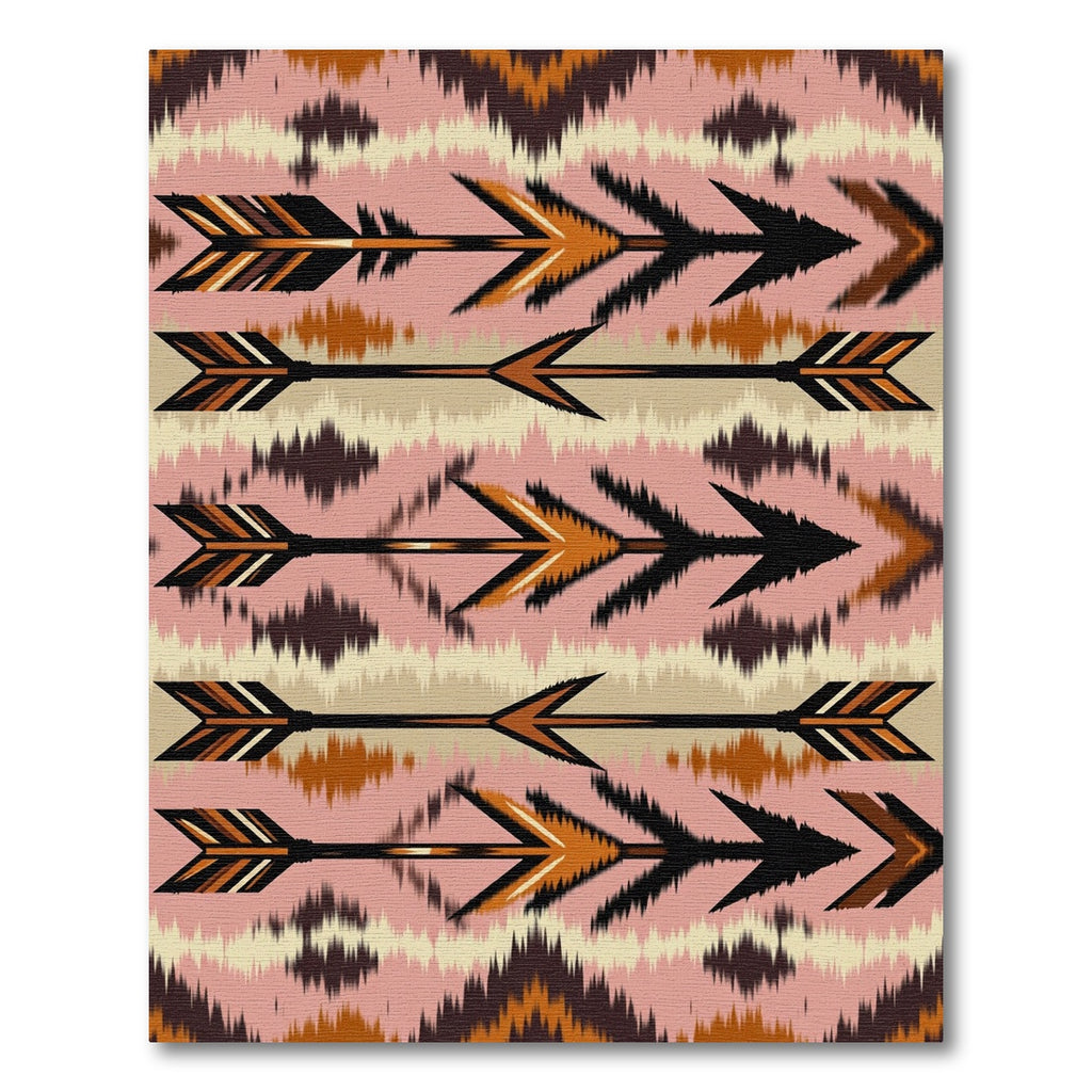 Earth Tones Tribal Arrow Composition Rug