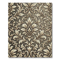 Ochre Scrollwork Acanthus Leaf Rug