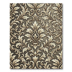 Ochre Scrollwork Acanthus Leaf Rug