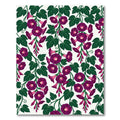 Deep Purple Morning Glory Vine Rug