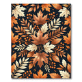 Autumnal Maple Leaf Harvest Botanical Rug