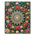 Lotus Floral Lace Medallion Symphony Rug