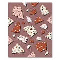 Modern Earthy Terrazzo Fragment Accent Rug