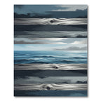 Coastal Navy Sea Ocean Timber Planks Rug