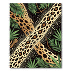 Lush Tropical Leopard Spot Jungle Rug