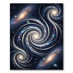 Infinite Cosmic Spiral Galaxy Nebula Rug