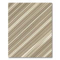 Neutral Beige Diagonal Linear Stripe Rug
